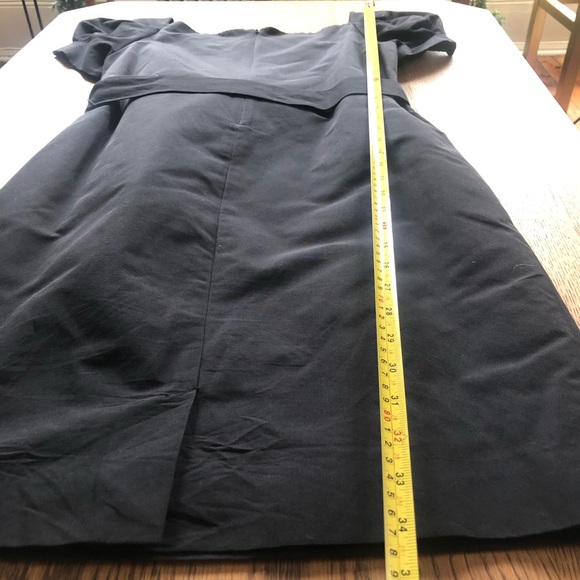 J. Crew Collection Puff Sleeve Black Dress - Picture 13 of 15